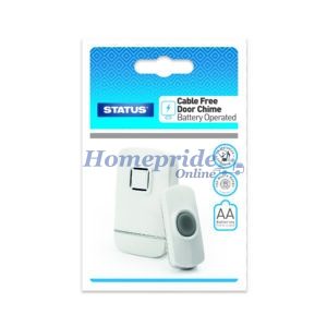 Homepride Online-Battery Operated Door Chime - White