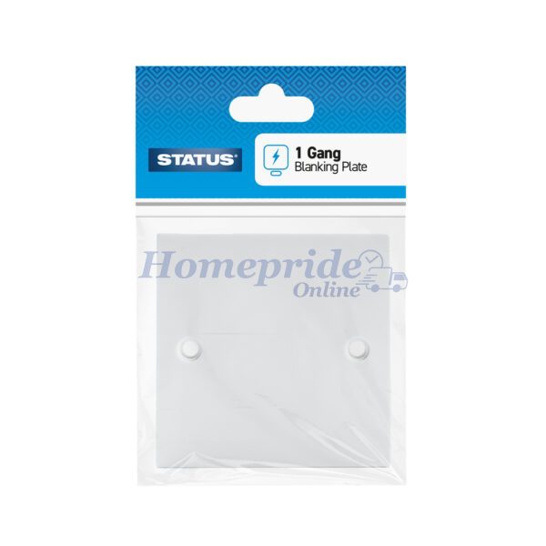 Homepride Online-1 Gang Blanking Plate - White