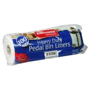Homepride Online-100 Pack of Value White 12L Pedal Bin Liners