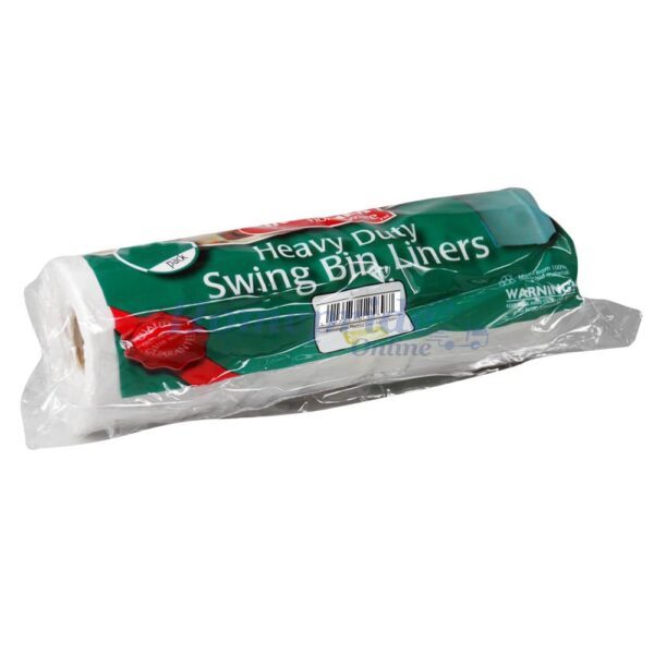 Homepride Online-50 Pack of White Value 30L Swing Bin Liners