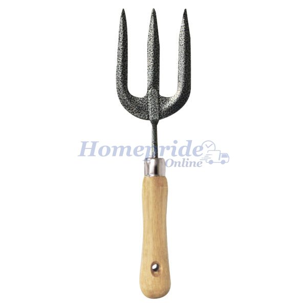 Homepride Online-Wooden Handled Hand Fork