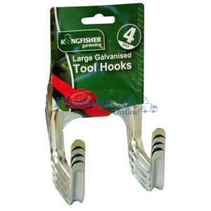 Homepride Online-4 Pack Large Galvanised Tool Hooks