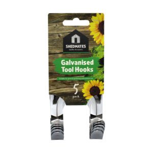 Homepride Online-5 Pack Galvanised Tool Hooks
