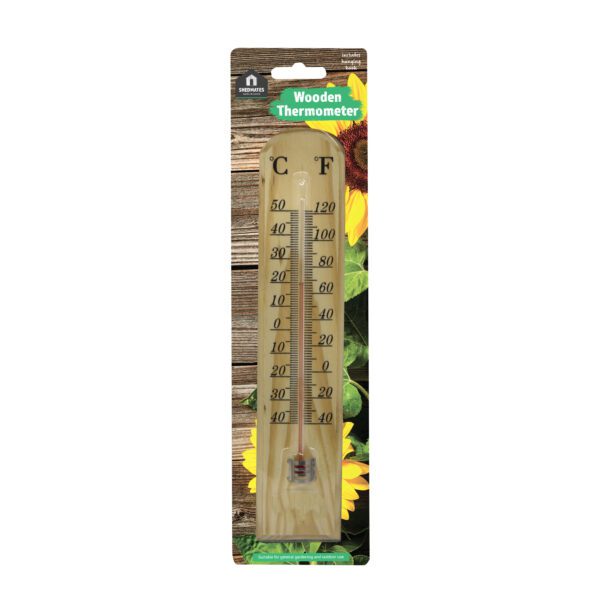 Homepride Online-Traditional Wooden Thermometer