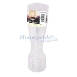 Homepride Online-6 Pack Clear Plastic Wine Glasses