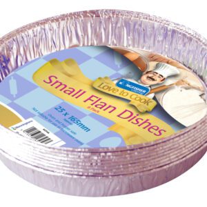 Homepride Online-8 Pack of Small Foil Flan Dishes