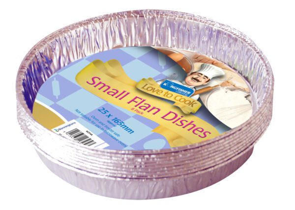 Homepride Online-8 Pack of Small Foil Flan Dishes