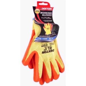 Homepride Online-DEKTON GLOVES LATEX COATED ORANGE X LARGE PK12