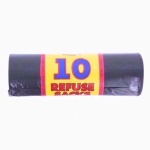 Homepride Online-ROYAL MARKET BIN LINER  BLACK 10 BAGS  18CM X 29CM X 39CM