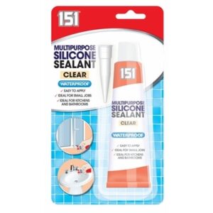 Homepride Online-151 SILICONE SEALANT CLEAR TUBE 70G