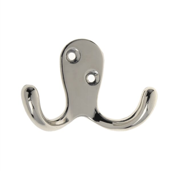 Homepride Online-Basic Double Robe Hook - Chrome
