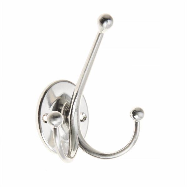 Homepride Online-Oval Tri Hook - Satin Nickel PK1