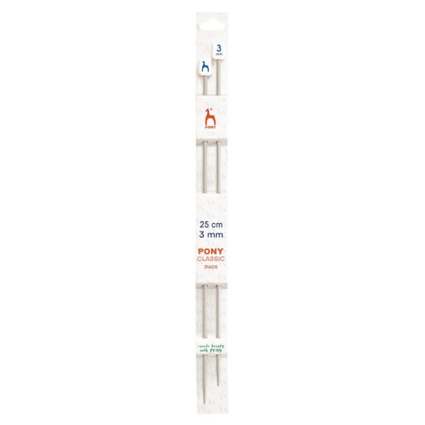 Homepride Online-Single-Ended Knitting Pins - 25cm x 3.00mm