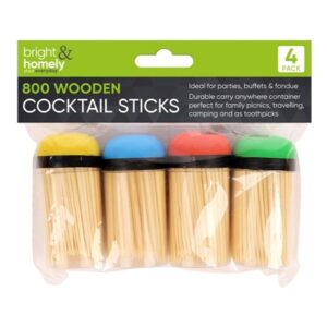 Homepride Online-Wooden Cocktail Sticks 200x4
