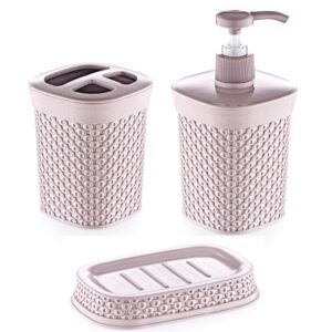 Homepride Online-HOBBY LIFE DIAMOND 3PC BATHROOM SET
