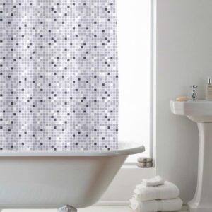 Homepride Online-COUNRY CLUB SHOWER CURTAIN WITH RINGS 180 × 180CM APPROX