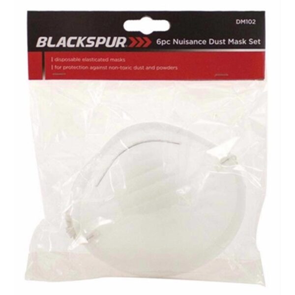 Homepride Online-BLACKSPUR 6PC NUISANCE DUST MASK SET