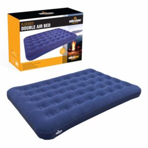 Homepride Online-MILESTONE CAMPING FLOCKED DOUBLE AIR BED