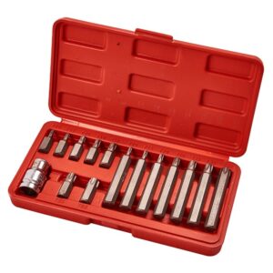 Homepride Online-Amtech 15 Piece Torx Bit and Socket Set