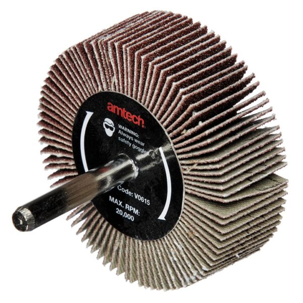 Homepride Online-AMTECH 60×20mm ABRASIVE FLAP WEEL