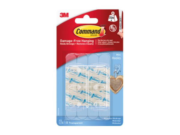 Homepride Online-3M COMMAND MINI HOOKS 225g