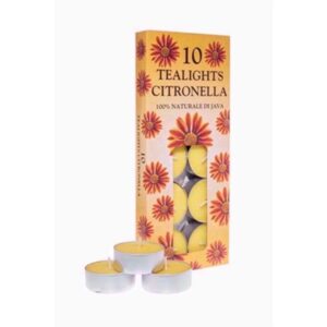 Homepride Online-10 Tealights Citronella candles 4hr