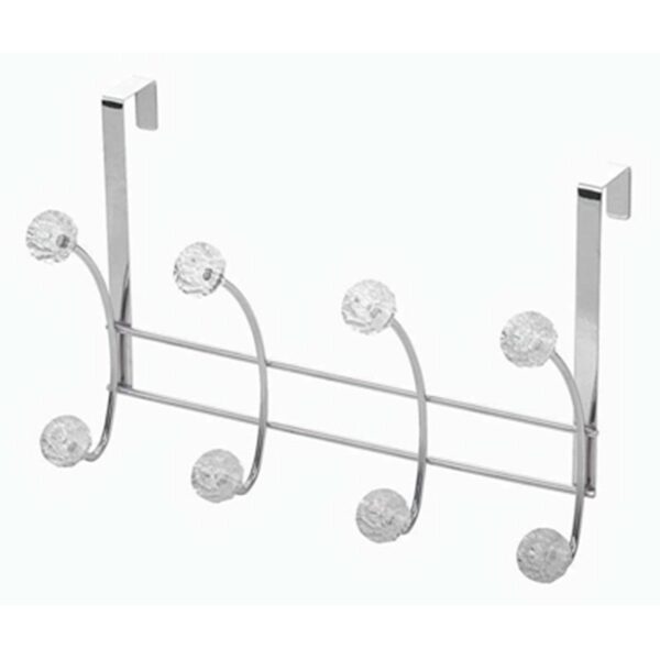Homepride Online-BLUECANYON DIAMOND OVER DOOR 4 HOOK CHROME