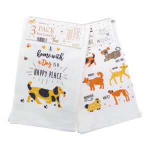 Homepride Online-country club 3 pack tea towels 100% cotton