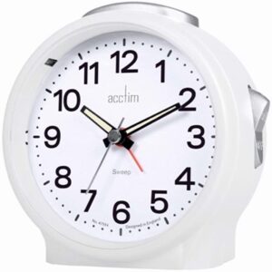 Homepride Online-Acctim alarm clock elsie white