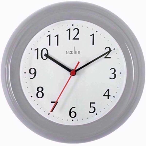 Homepride Online-Acctim wycombe grey wall clock