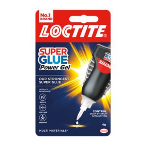 Homepride Online-LOCTITE SUPER GLUE POWER GLUE POWER GEL DROP BY DROP APPLICATION 4g