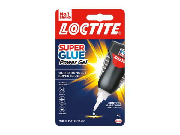 Homepride Online-LOCTITE SUPER GLUE POWER GLUE POWER GEL DROP BY DROP APPLICATION 4g