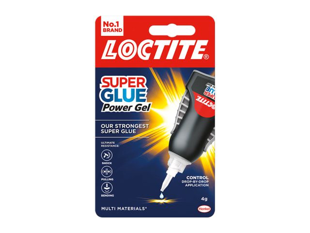 Homepride Online-LOCTITE SUPER GLUE POWER GLUE POWER GEL DROP BY DROP APPLICATION 4g