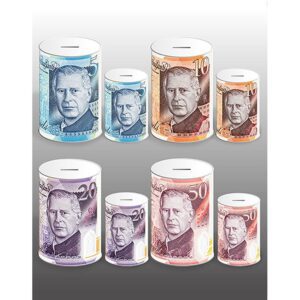 Homepride Online-LARGE KING CHARLES III MONEY TIN
