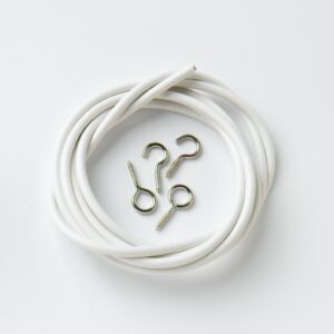 Homepride Online-Best curtain wire with 2 hooks and eyes 270 cm - 9 ft