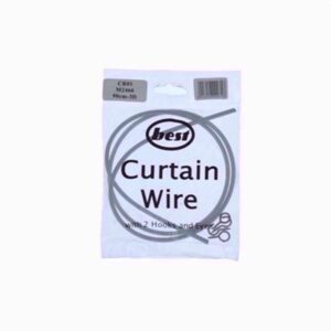 Homepride Online-Best curtain wire with 2 hooks and eyes 90 cm - 3 ft