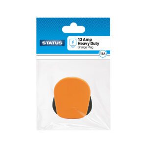 Homepride Online-13 Amp Heavy Duty Orange  Plug 13 Amp