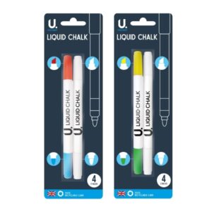 Homepride Online-U Stationery Liquid Chalk - 4 chalks