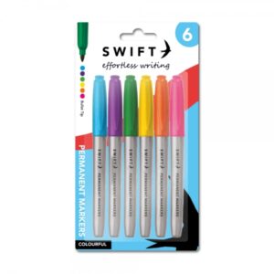 Homepride Online-Swift 6 Permanent Markers - colourful
