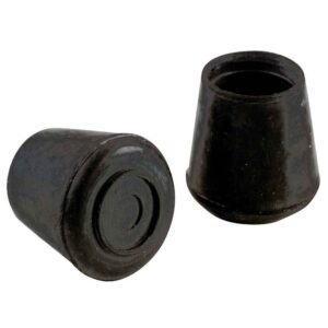 Homepride Online-Select 3/4 (19mm) Rubber Leg Tips Black 4 pack