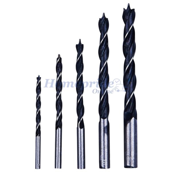 Homepride Online-5 Piece wood drill bit set