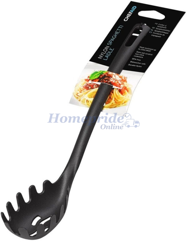 Nylon Spaghetti Ladle Black