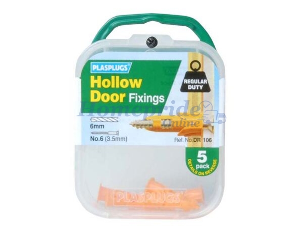 Hollow Door Fixings x 5