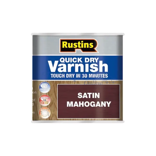 Quick Dry Colour Varnish Satin Mahogany 250ml