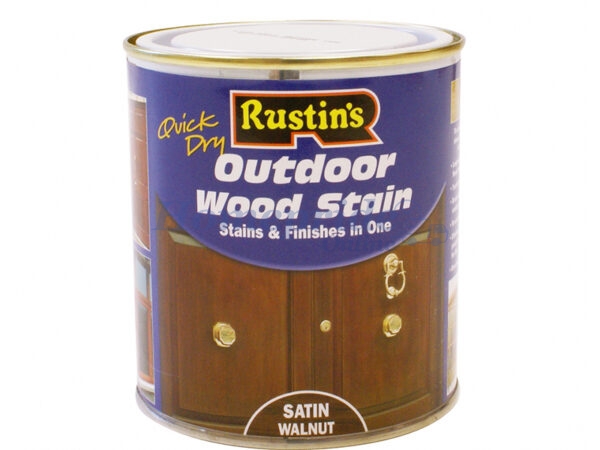 Homepride Online-Quick Dry Exterior Woodstain Satin Walnut 250ml