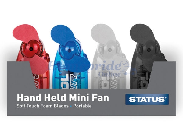 Homepride Online-Handheld Mini Fan Assorted Colours 2.5 inch