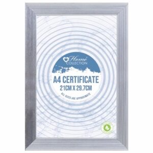 HOME COLLECTION SILVER FRAME A4