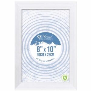 HOME COLLECTION WHITE FRAME 8X10