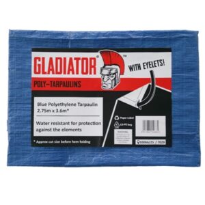GLADIATOR TARPAULIN BLUE 9FT X 12FT