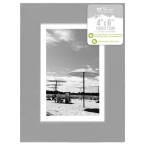 HOME COLLECTION FRAME GREY 4X6